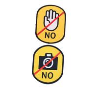 Kisangel 2pièces Patches De Service pour Animaux De Compagnie Étiquettes De Communication Ne Toucher Et Ne Photographier avec Attache pour Laisse Idéales pour Chiens De Travail Et