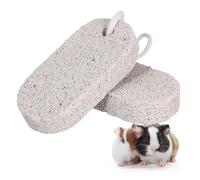 Kisangel 2pièces Pierre pour Dent De Lapin Et Animaux De Compagnie Calcium Minéral pour Et Nettoyer Dents