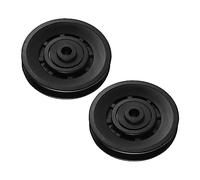 Kisangel 2pièces Poulie De Musculation à Roulement à Billes Anti-Usure pour Équipement De Gym Roue De Poulie De Musculation avec Surface Lisse