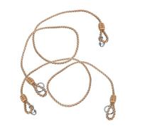 Kisangel 2pièces Rallonge Robuste pour Balançoire Corde Télescopique De Sangle Extension pour Hamac Fixation Facile sans Outil Compatible avec Divers Sièges