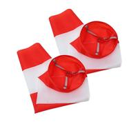 Kisangel 2pièces Vent Indicateur Direction Suspendu pour Jardin Cour Manche à Air Extérieur avec Drapeau Facile Installation Météo Agriculture
