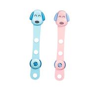 Kisangel 2pièces Verrous de Placard Simples et Sûrs pour Garçon Fille sans Perçage avec Sangle Flexible Pivotant