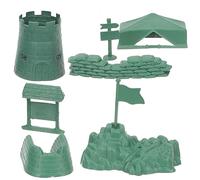 Kisangel 3 Ensembles Maquettes Militaires à Jouets de Modèle pour Scène de Sable Éducatif DIY pour Simulation de Guerre et Amusement Créatif