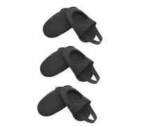 Kisangel 3 Paires Couvre Chaussures de Cyclisme Antidérapants pour Hiver Surchaussures de Protection Élastique pour Vélo Accessoire de Randonnée Extérieure