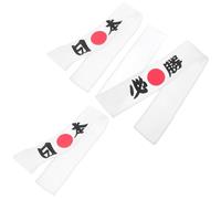 Kisangel 3 Pièces Bandeaux Coton de Accessoires Multifonctions pour Hommes Bandeaux Respirants pour Entraînement et Compétition Style Samurai et Ninja