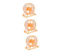 Kisangel 3 Pièces Hamster en Cours D'Exécution Petit Animal Roue De Course Jouet Hamster Roue Silencieuse Jouet Cage Silencieuse pour Animaux De Compagnie Jouet Roue d'exercice pour