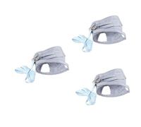 Kisangel 3 Pièces Harnais de hérisson Collier de Furet écharpe de Cochon d'Inde Harnais de Rat écureuil Laisse Hamster Sangle de pour Animaux de Compagnie Fournitures pour Animaux
