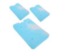 Kisangel 3 Pièces Ice Cooler Blocks Reusable Freezer Packs for Food Preservation Large Capacity Cooling Bags for Outdoor Stalls Food Transport