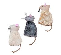 Kisangel 3 Pièces Jouets Molaire Interactifs pour Peluches Simulées Lot de Jouets Résistants Aux Morsures pour Exercices et Jeux Amusants Couleur Aléatoire