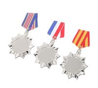 Kisangel 3 Pièces Médailles Garçon Fille Broches de Soldat Badge de Jeu Souvenirs de Fête Styles Aléatoires