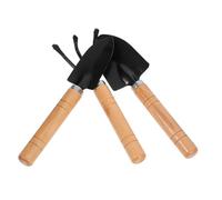Kisangel 3 pièces Outils de Jardinage Mini pour Débutants Râteau Transplantoir et Petite Pelle Ergonomiques Matériaux Robustes pour Jardin Intérieur et Extérieur