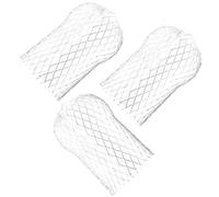 Kisangel 3 pièces Protection Gouttière Inox Filtre Drain Extérieur Extensible Tamis Anti Toits et Balcons