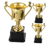 Kisangel 3 pièces Set de Trophées Plastique pour Compétition Scolaire Cérémonie de Remise de Prix Décoration de Fête et Encouragement des Étudiants