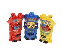 Kisangel 3 pièces Sichuan Opera Face Changing Dolls Set Chinese Opera Souvenir Toys for Traditional Facial Makeup Creative Desktop Decoration