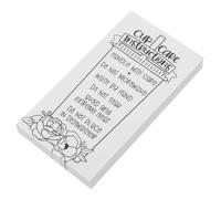 Kisangel 30 Pièces Cartes Instructions Entretien pour Verres avec Pailles Guides de Soins pour Gobelets Verre Cartes Inserts Pratiques pour Nettoyage et Conservation