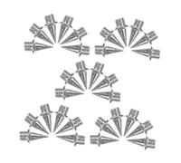 Kisangel 30 Pièces Pointes de Chaussures Pouce Acier pour Athlétisme Pointes Sprint Pyramidales pour Femmes Remplacement Rapide Adaptées Course et Au Saut