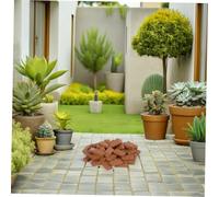 Kisangel 300 pièces Scale Lightweight Mini Clay Bricks for Dollhouse Garden Landscaping Model Construction DIY Craft Supplies
