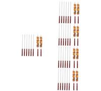 Kisangel 30pièces Brochettes Acier Pour Barbecue Longues Et Plates Pour Et Légumes Parfaites Pour Grillades Plein Air Et Événements Familiaux
