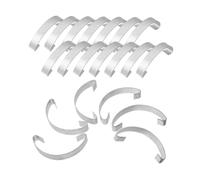Kisangel 30pièces De Porte De Cage Acier Accessoires pour Poulailler Et Cages De Volaille Et Pratiques pour Fixation