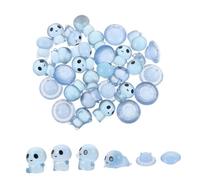 Kisangel 30pièces Lot de Mini Figurines Résine Représentant des Extraterrestres Qui Brillent pour Décoration Intérieure Les Accessoires De Maison De Poupée Les Loisirs Créatifs