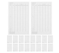 Kisangel 35 pièces de Suivi de Score de Golf : carnet de Bord en Papier couché Blanc pour enregistrer Les handicaps et Les statistiques de Jeu - Carte de Score pour Les golfeurs et Les