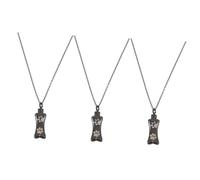 Kisangel 3Pcs Urnes pour Colliers Urne Collier pour Animal De Compagnie Collier en Métal Souvenirs pour Cendres Collier Pendentif Collier Urne Collier pour Cendres pour Urne