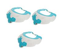 Kisangel 3pièces Chapeau De Bain Pour Garçon Fille Lors Du Lavage Des Cheveux Bonnet Ajustable Pour Tout-petits Assure Confort Et Sécurité Pendant Le Bain