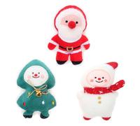 Kisangel 3pièces Jouets De Noël pour Chat Peluche Interactifs Résistants pour Chatons De Jeux Intérieur pour Renforcer La Relation Et Stimuler Exercice des Chats