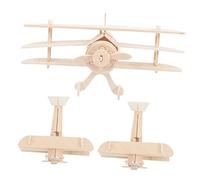 Kisangel 3pièces Kit De Maquette Avion à Construire Puzzle Bois pour Garçon Fille Jouet à Assembler Soi-même Modèle Avion pour Garçons