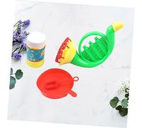 Kisangel 4 Ensemble Bulles Trompette Portable Instrument Musical Multi Têtes pour Garçon Fille Éducatif Cartoon à Bulles pour Amusement Plein Air