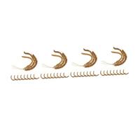 Kisangel 4 Ensembles Nourriture pour Perroquet Et Millet Friandise pour Oiseaux Friandises pour Perruches Nourriture Multifonction pour Animaux De Compagnie Épis De Céréales