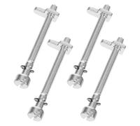 Kisangel 4 Jeux de Vis de Tension de Chaîne Réglables pour Tronçonneuse, Kit de Réglage de Chaîne Métallique Compatible Multi-modèles, Pièces Détachées Solide pour Outils de