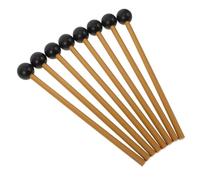 Kisangel 4 Paires Maillets Caoutchouc et Plastique Imitation Bois pour Xylophone Marimba et Tongue Drum Baguettes Réutilisables Ergonomiques pour Instruments de Scène