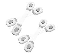 Kisangel 4 Pcs Verrous de Sécurité pour Bébés Verrous de Tiroir pour Garçon et Filles pour Meubles et Appareils Ménagers Abs et Pe Protection Coups de Doigt