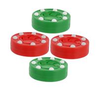 Kisangel 4 Pièces Accessoires De Hockey Pucks De Hockey Balle Lumineuse PP