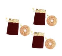 Kisangel 4 Pièces Boussole en Acajou Décoratif Ornements Insolites pour La Maison Rétro Décoration Boussole Personnalisée Vintage pour Hommes Boussole Antique Collier Hommes Ancien