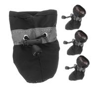 Kisangel 4 Pièces Chaussures de Chien Chaussures de Chiot Nettoyeur de Pattes pour Chiens Bottes Animal de Compagnie d'été pour Chien Chaussures de Protection pour Chien Chiffon