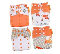 Kisangel 4 Pièces Culotte Urinaire Lavable pour Garçon Fille de Couches