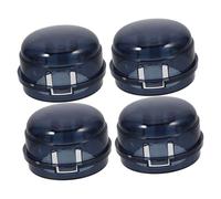 Kisangel 4 Pièces Housse de protection pour cuisinière à gaz couvercles de brûleur de cuisinière protecteur de cuisinière à gaz couvercles de sécurité pour bouton de poêle