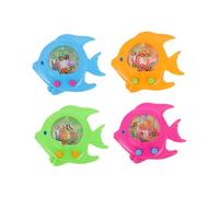 Kisangel 4 pièces Jeux Anneaux à Eau Portables pour Garçon Fille Jouets de Poisson Colorés Décompression et Sûr Couleur Aléatoire Couleur Aléatoire