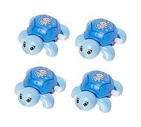 Kisangel 4 Pièces Jouets Tortues à Remonter Jouets Horlogerie Cartoon Amusants pour Garçon Fille Design Sûr et Éducatif pour Jeu Précoce Couleur Aléatoire