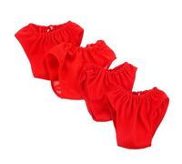 Kisangel 4 pièces Lot de Culottes pour Poupée sous Vêtements Tissu Lavables Accessoires Vêtements Reborn pour Jeux de Costume et Décoration