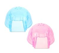 Kisangel 4 Pièces Maison de Hamster Refroidissement des Hamsters Cages pour Hamsters Petit Animal Mini-Souris Cool Home Decor Tiny House Jouets d'été Mini-Jouets Mini hutte rafraîchissante