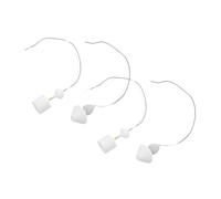 Kisangel 4 Pièces Miniature Dollhouse LED Desk Lamps Realistic Mini Bedside Lighting Models for DIY Dollhouse Furniture and Fairy Garden Decor Detailed Craftsmanship