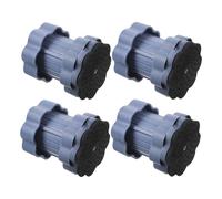 Kisangel 4 pièces Patins Antivibrations Réglables pour Machine à Laver et Sèche-linge Lot de Antidérapants pour Du Bruit et Stabilisation Compatible Lave-linge Tambour