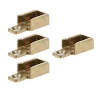 Kisangel 4 Pièces Plaques de Verrouillage pour Fenêtres à Battants Alliage de Zinc Accessoires Métalliques pour Renforcement Sécurité des Fenêtres à Guillotine Battants