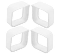 Kisangel 4 pièces Protection Silicone pour Caméra de Surveillance Extérieure Lot de Couvre-objectifs Résistants Pluie et Aux UV Compatible avec Newblink Coque Antipoussière et Antichoc