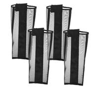 Kisangel 4 Pièces Protections pour Jambes de Cheval Maille Respirante Légères et Anti-mouches Lot pour Équitation Extérieure et Pâturage
