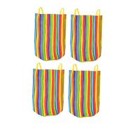 Kisangel 4 Pièces Sacs de Saut pour Garçon Fille Colorés Jeu Extérieur Interactif de Course et Entraînement Activités Jardin Garçon Fille Carnaval