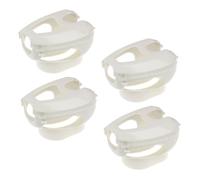 Kisangel 4 pièces Support Fixe pour Pigeons Support Plastique Renforcé pour Alimentation et Médicaments pour Soins des Oiseaux et Injections